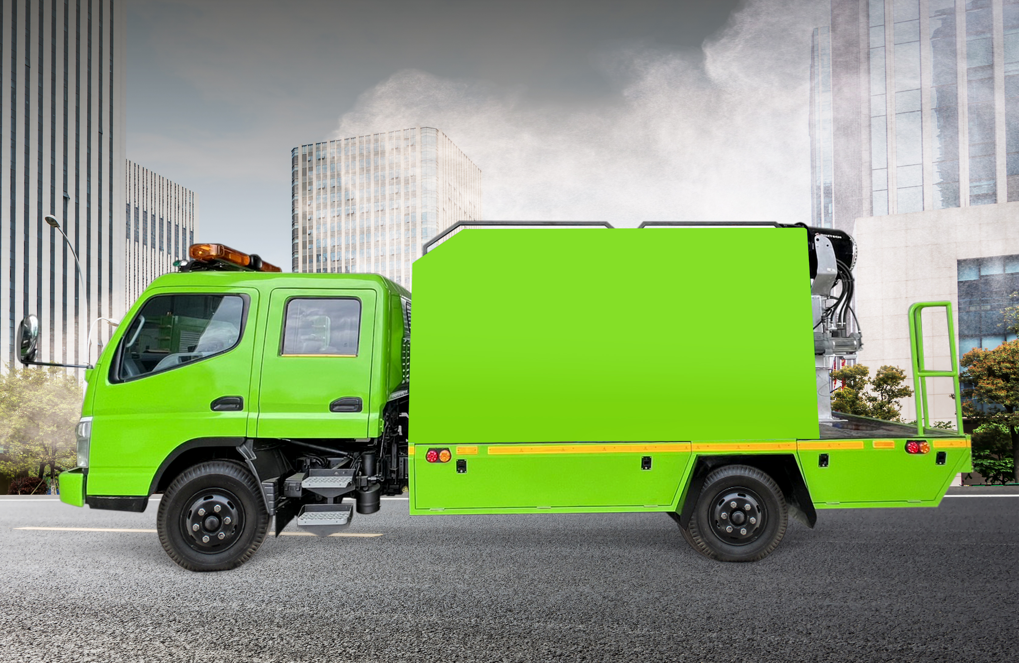 รถพ่นละอองน้ำ 4 ล้อ